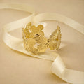 Korean Style Floral Gold Plated Bracelet for Women & Girls